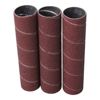 1 INCH SANDING SLEEVE - 80 GRIT 3PCE