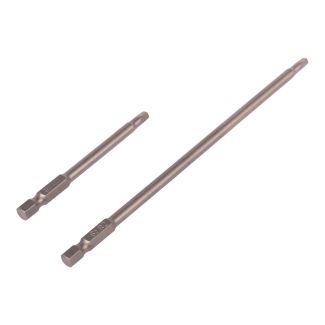 Square Dr. Screwdriver Bit Set: Length 150mm and 75mm