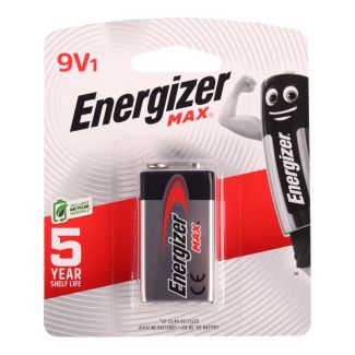 Energizer Max 9V Alkaline Battery - 1 Pack