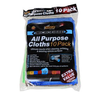SHIELD Microfibre All Purpose Cloth (Pack-10)