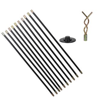 MAC AFRIC 12pce Drain Cleaning Rod Set (9 Meters)