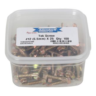 Tek Screw #12 5.5 MM X 25 MM