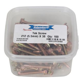 Tek Screw #12 5.5MM X 38 MM