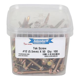 Tek Screw #12 5.5MM X 50 MM