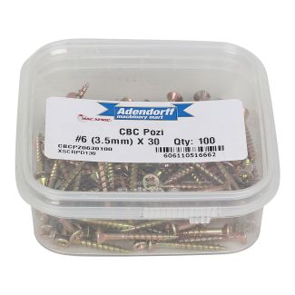 Cbc Pozi#6 3.5MM X 30 MM
