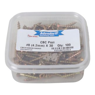 CBC POZI #8 (4.2MM) X 30 QTY:100(CBCPZ0830100)