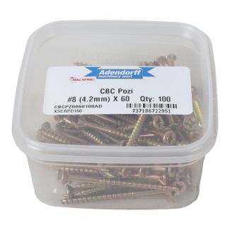CBC POZI #8 (4.2MM) X 60 QTY:100(CBCPZ0860100)