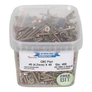 Cbc Pozi   #8 4.2MM X 40 MM