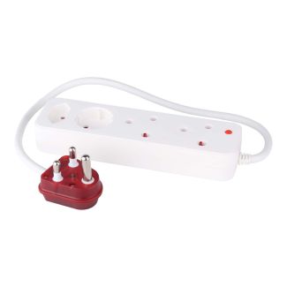 SWITCHED High Surge 4-Way Multiplug (0.5 M)