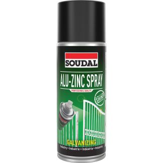 400ml Soudal Shiny Alu-Zinc Spray