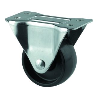 KEDLA Rubber and Castor Wheels - 65mm Polyprop Fixed Wheel