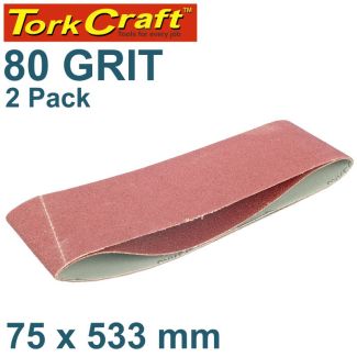 POWERPLUS Sanding Belt 75 x 533 MM G80 