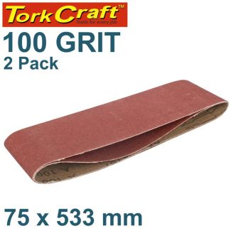 POWERPLUS Sanding Belt 75 x 533 MM G100