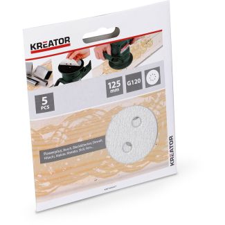 KREATOR KRT230557 5 PCS Eccent Disc 125 MM Paint G120