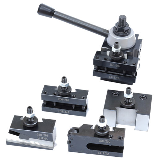 MAC AFRIC 16 MM Quick Change Tool Post W/Parting & Boring Tool Holder
