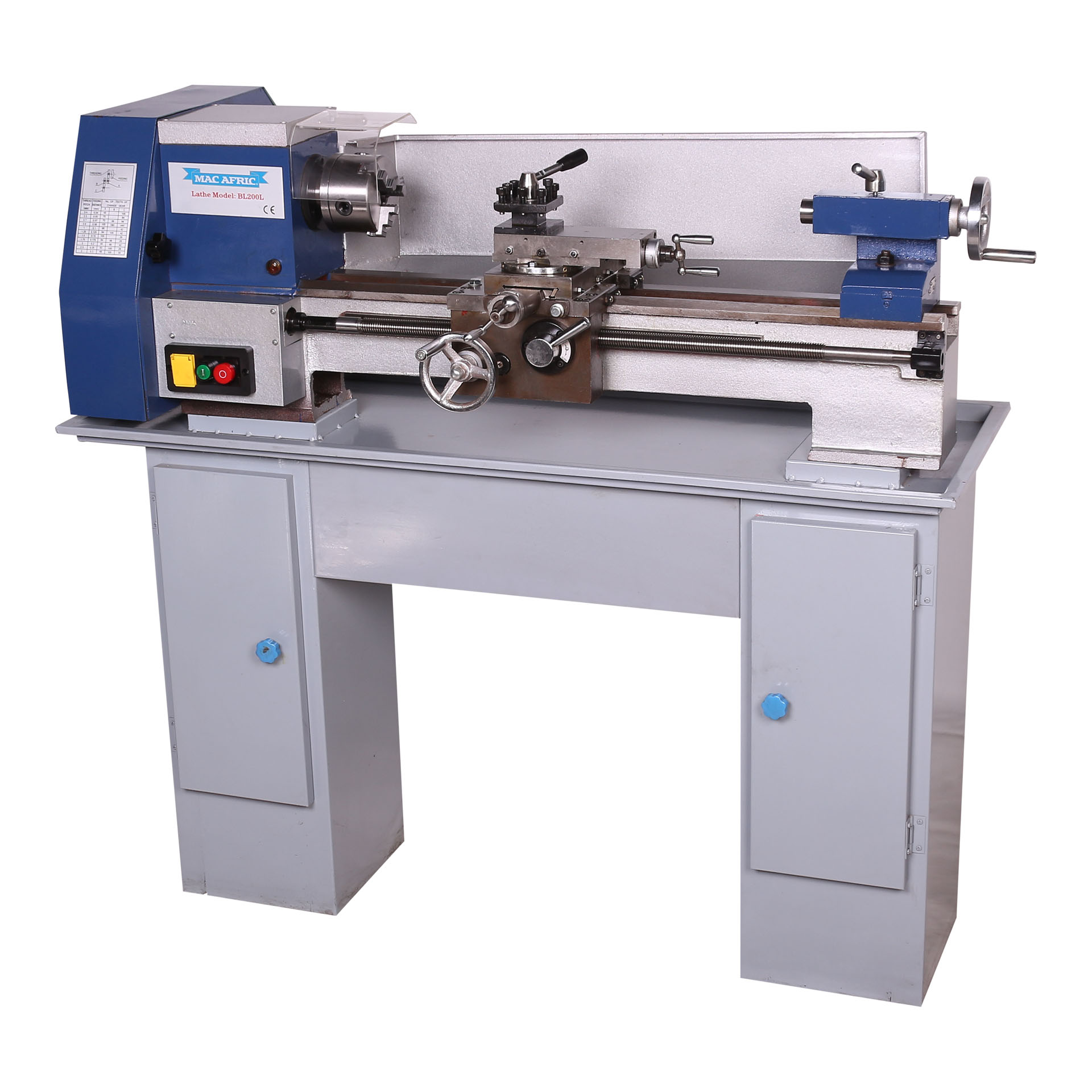 MAC AFRIC 520 MM Belt Driven Screw cutting Bench Lathe (Excluding Stand)
