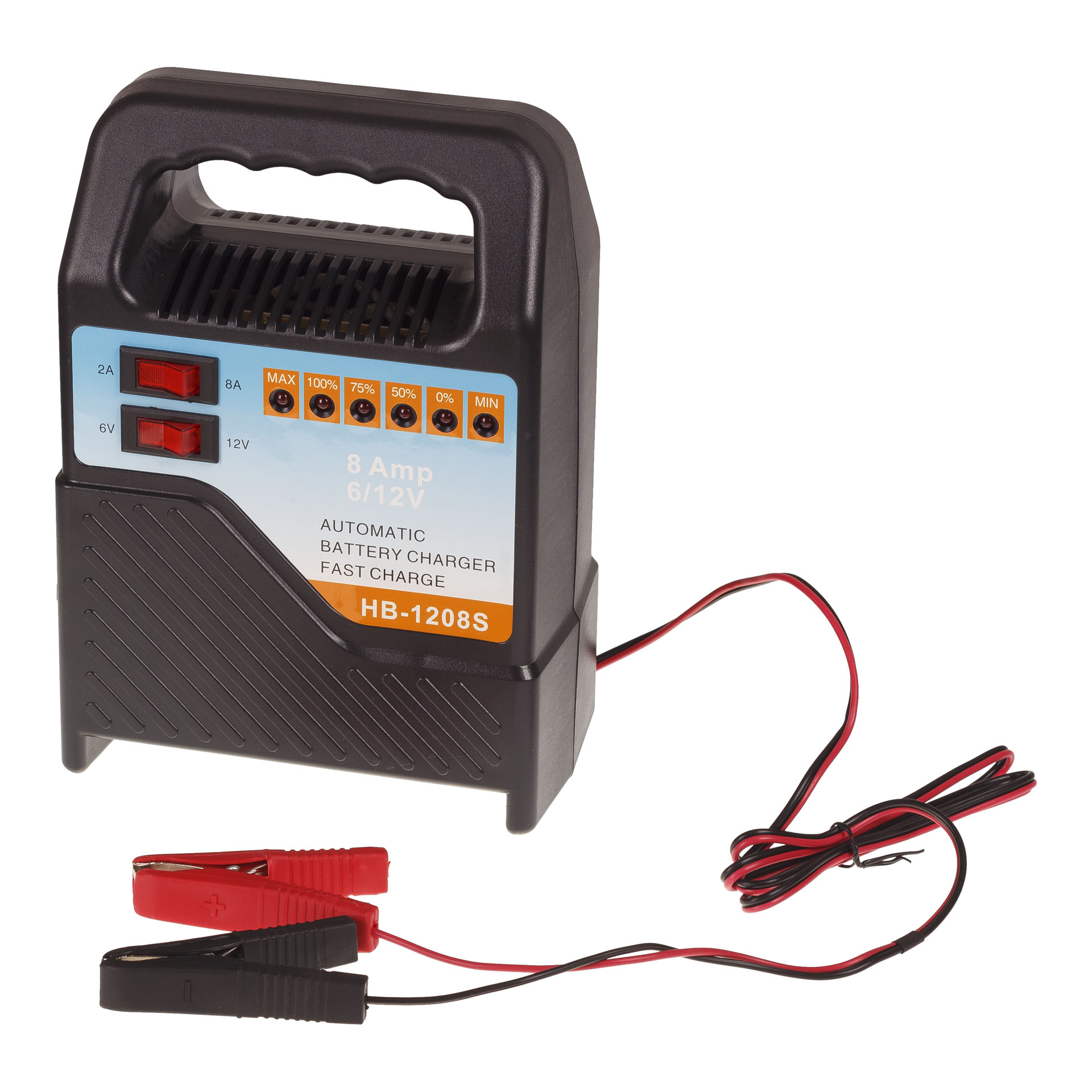 MAC AFRIC HB-1208S 6V/12V Battery Charger