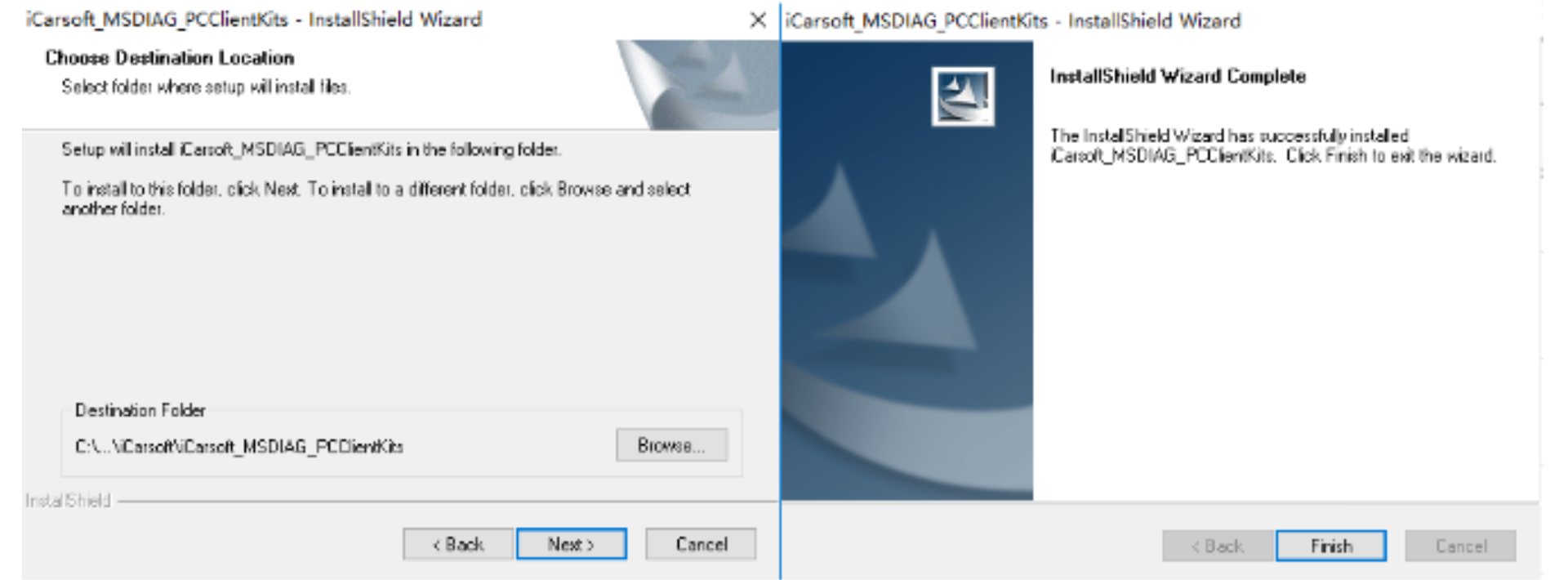iCarsoft Installation Wizard