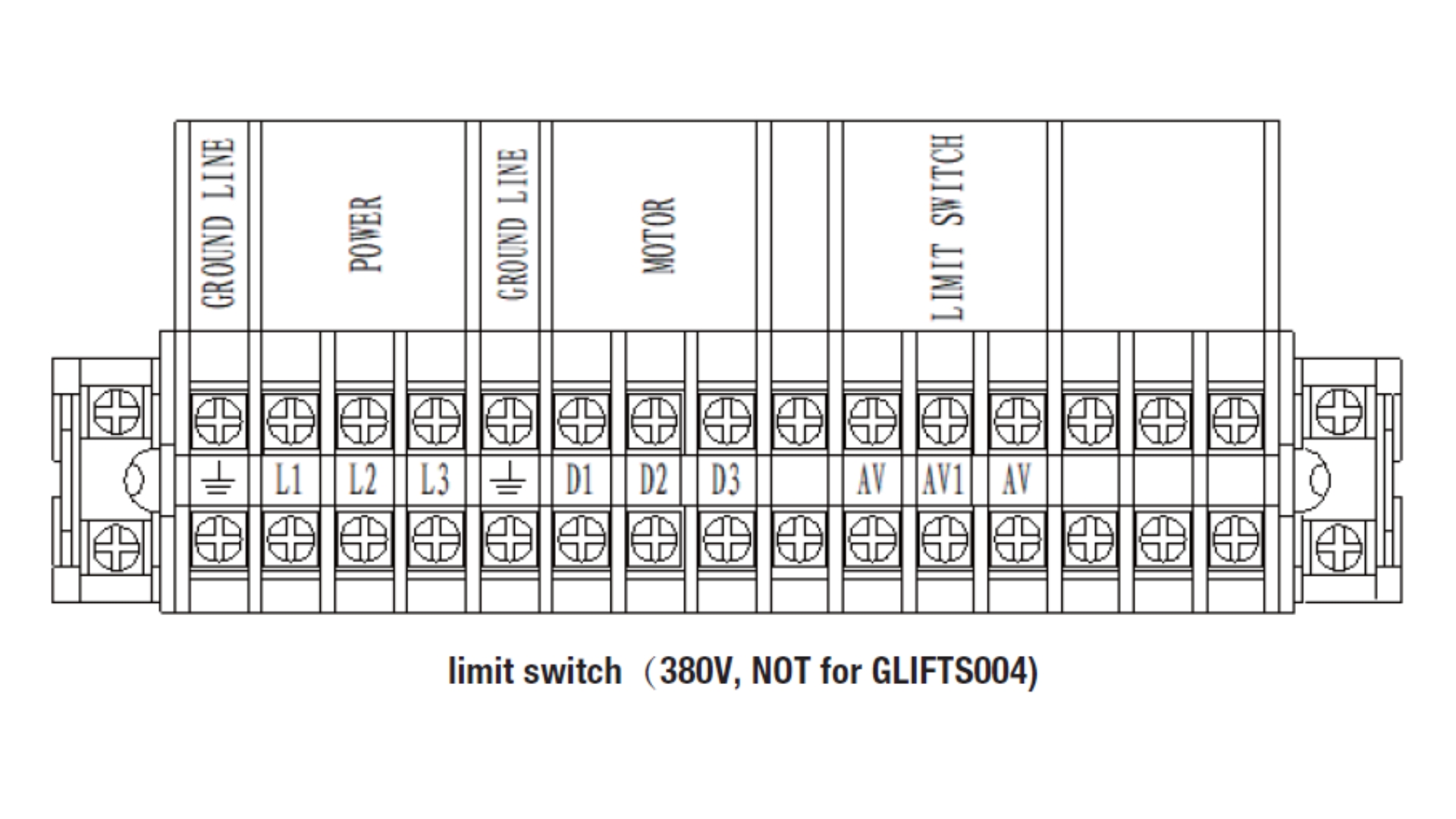 MAC AFRIC 5 Ton Four Post Lift Diagram