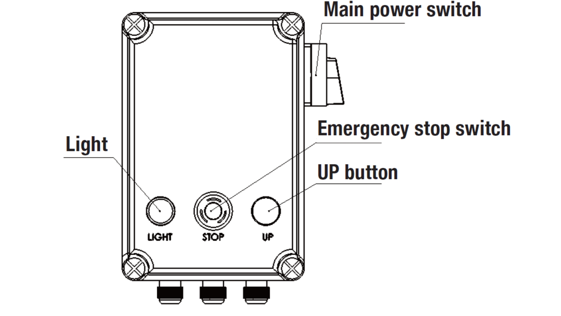 MAC AFRIC 5 Ton Four Post Lift Diagram