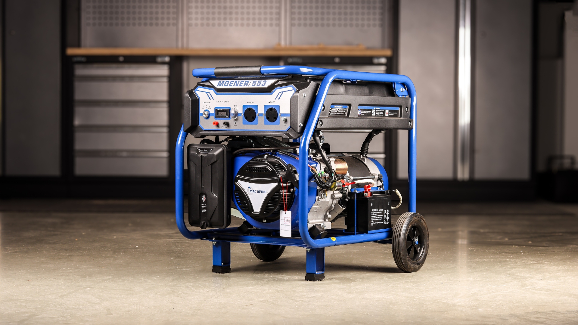 Diesel Generator Close-up