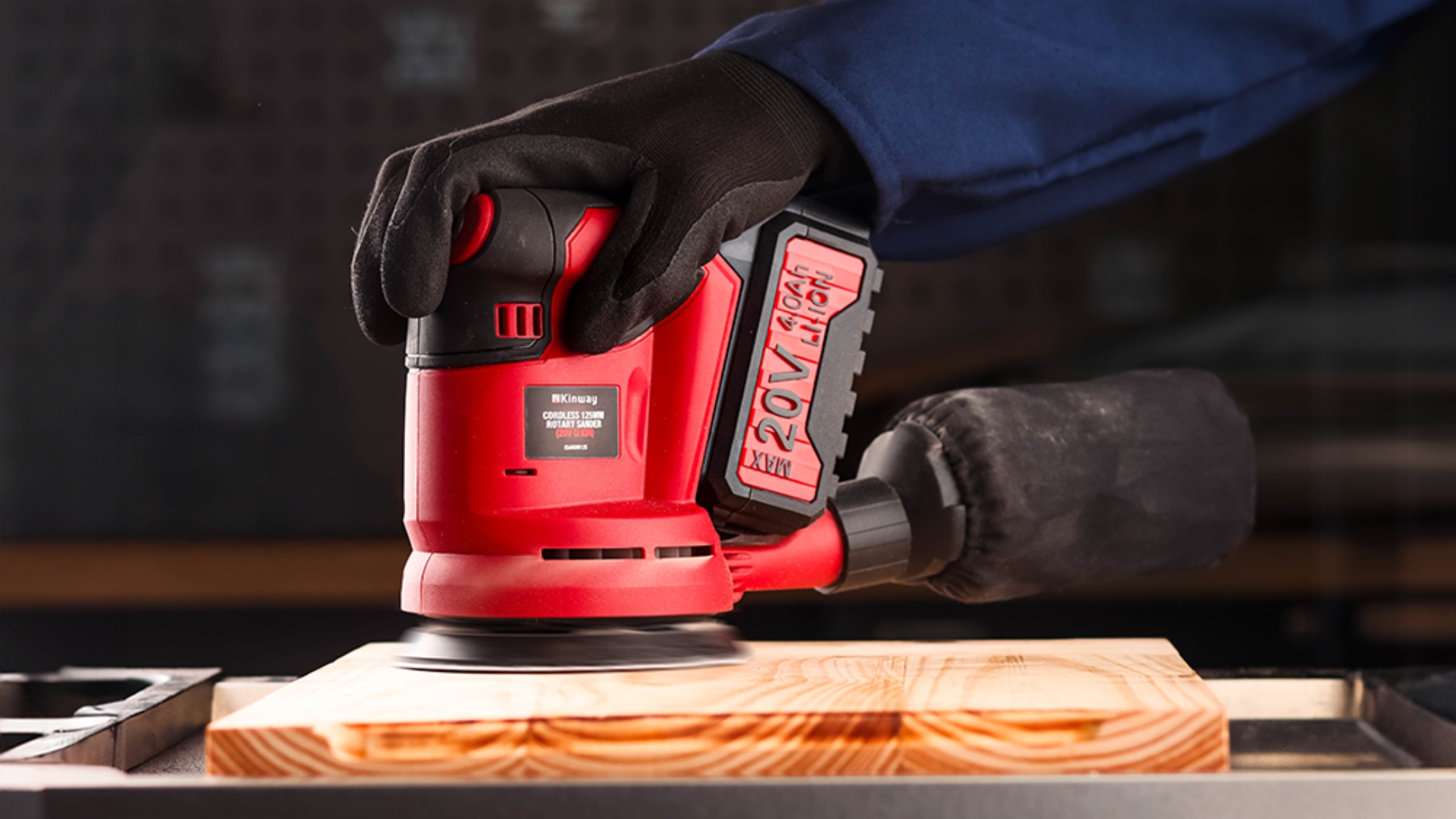 Kinway 125mm Rotary Sander Banner