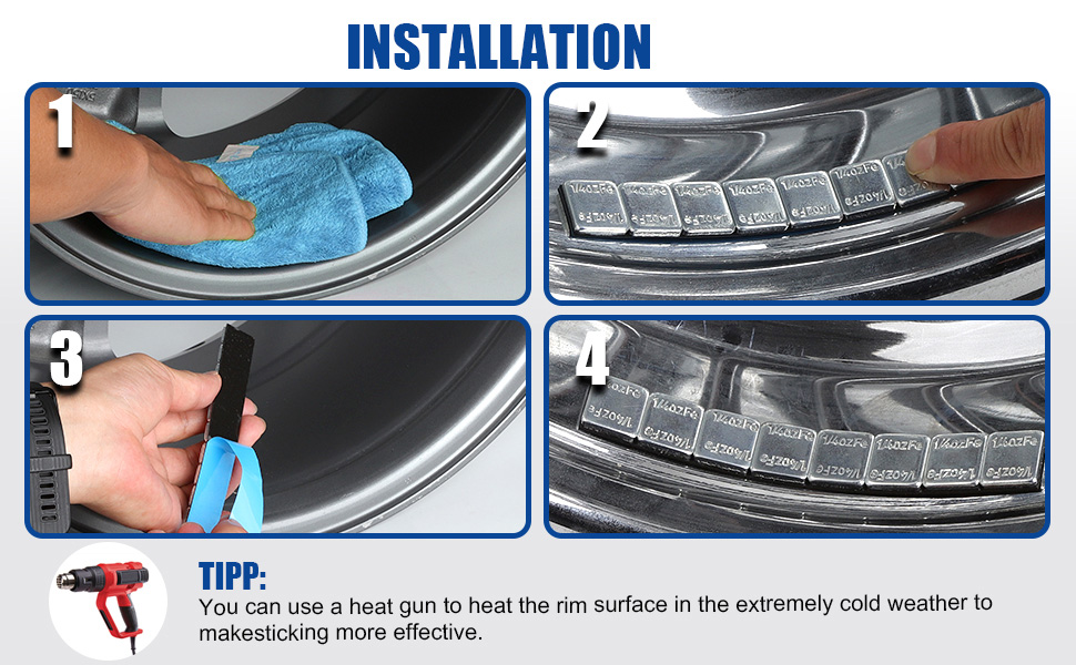 Wheel Weights Installation